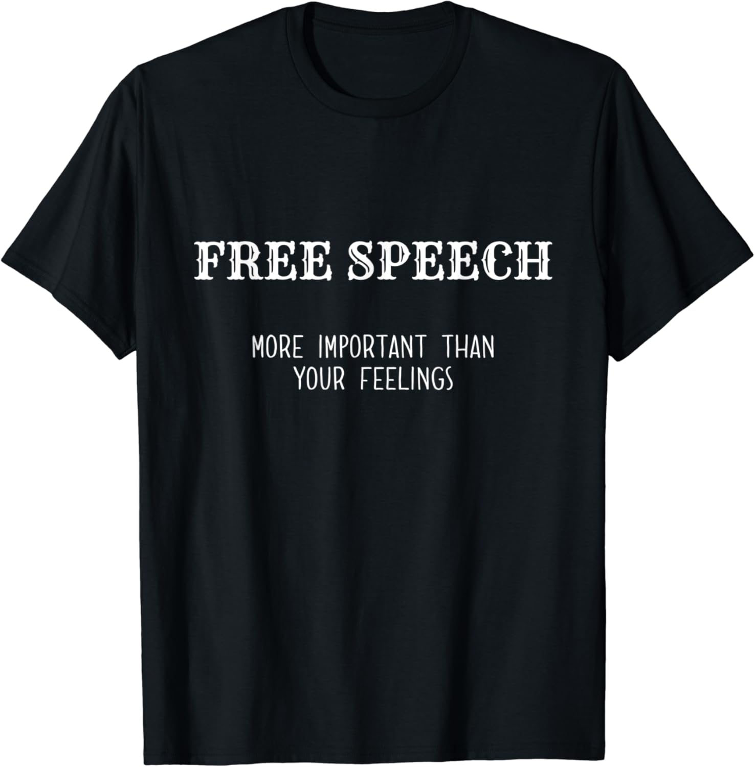 Free speech Tshirt Freedom of speech first amendment